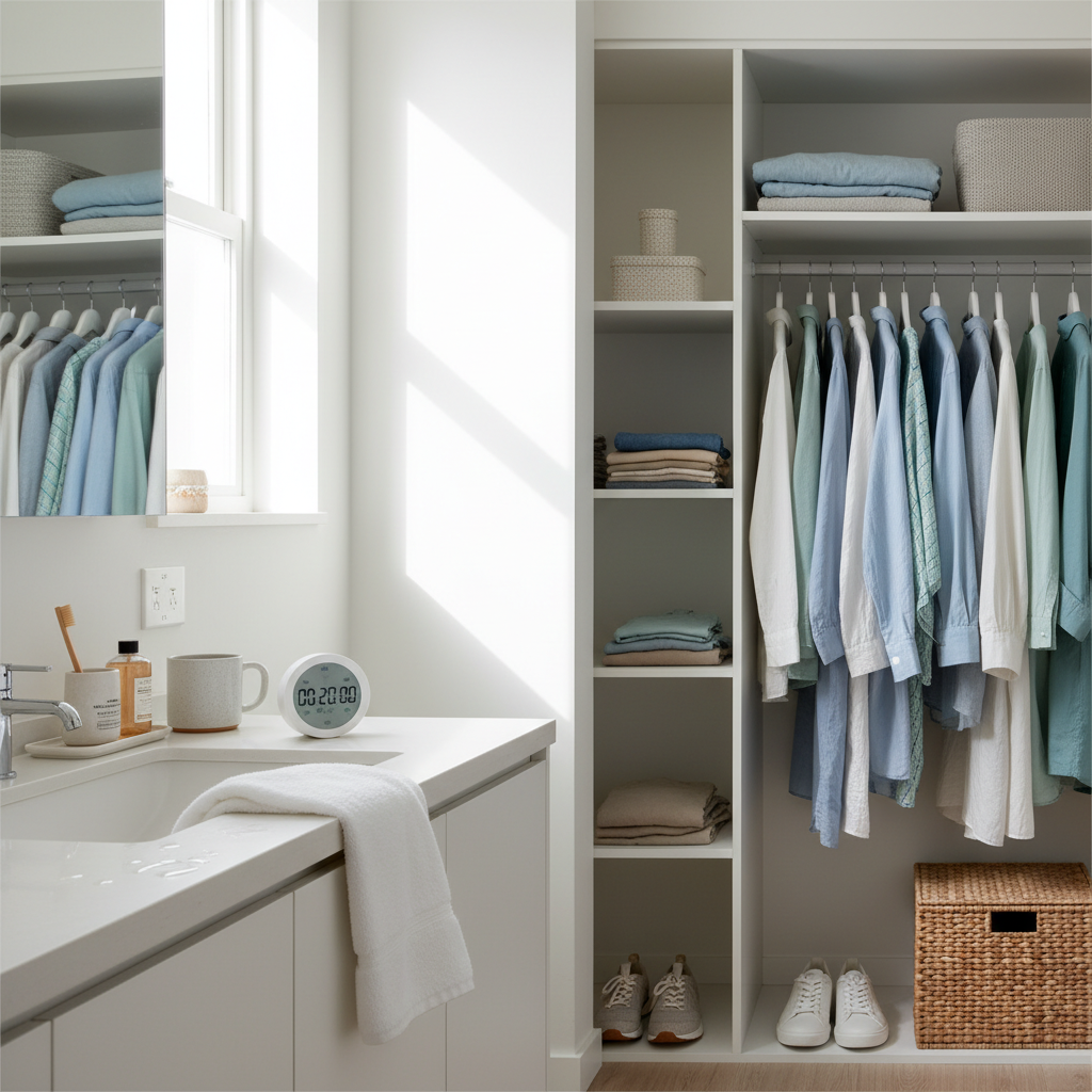 続けやすくするためにやめたこと・足したことをイメージした場面