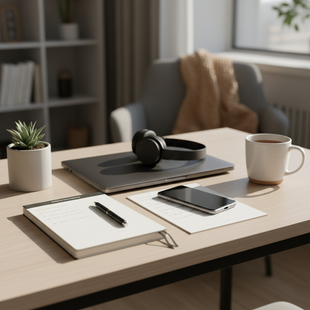 続けやすくするためにやめたこと・足したことをイメージした場面