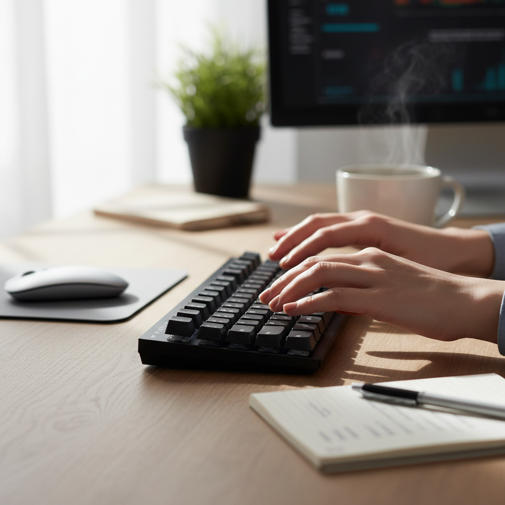 ショートカットキー 仕事効率を見直して最初に効いたことをイメージした場面