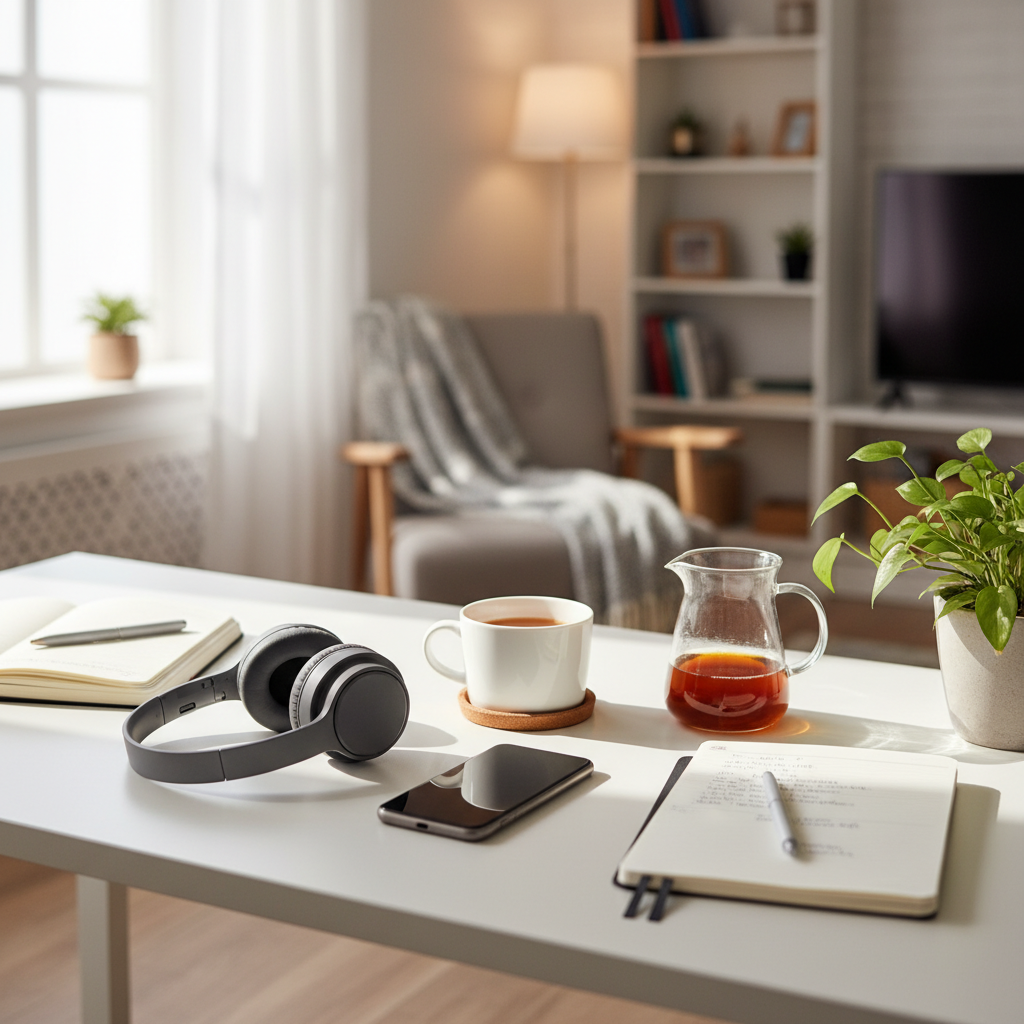 続けやすくするためにやめたこと・足したことをイメージした場面