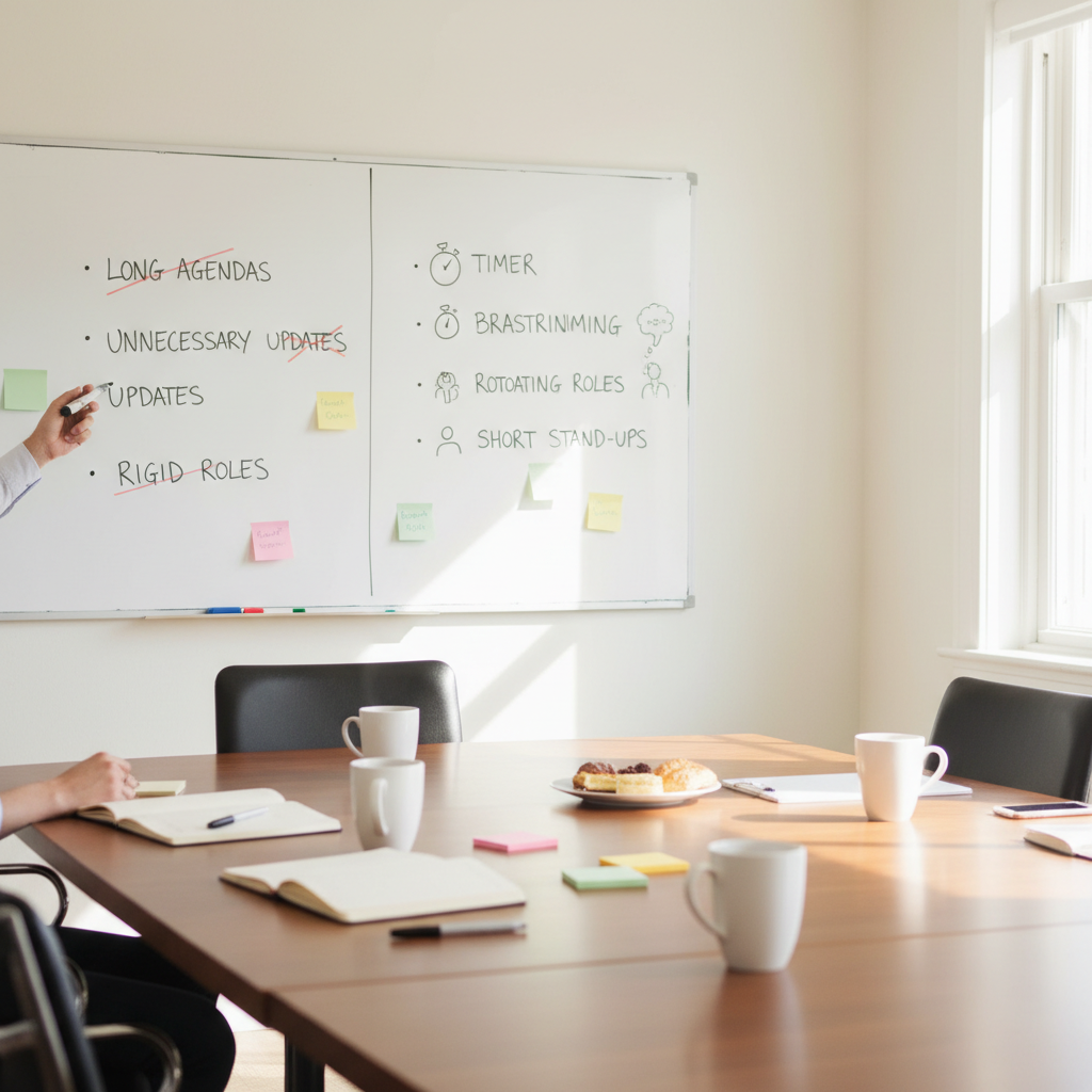 続けやすくするためにやめたこと・足したことをイメージした場面