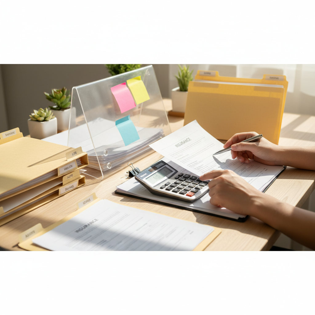 保険 見直しを見直して最初に効いたことをイメージした場面