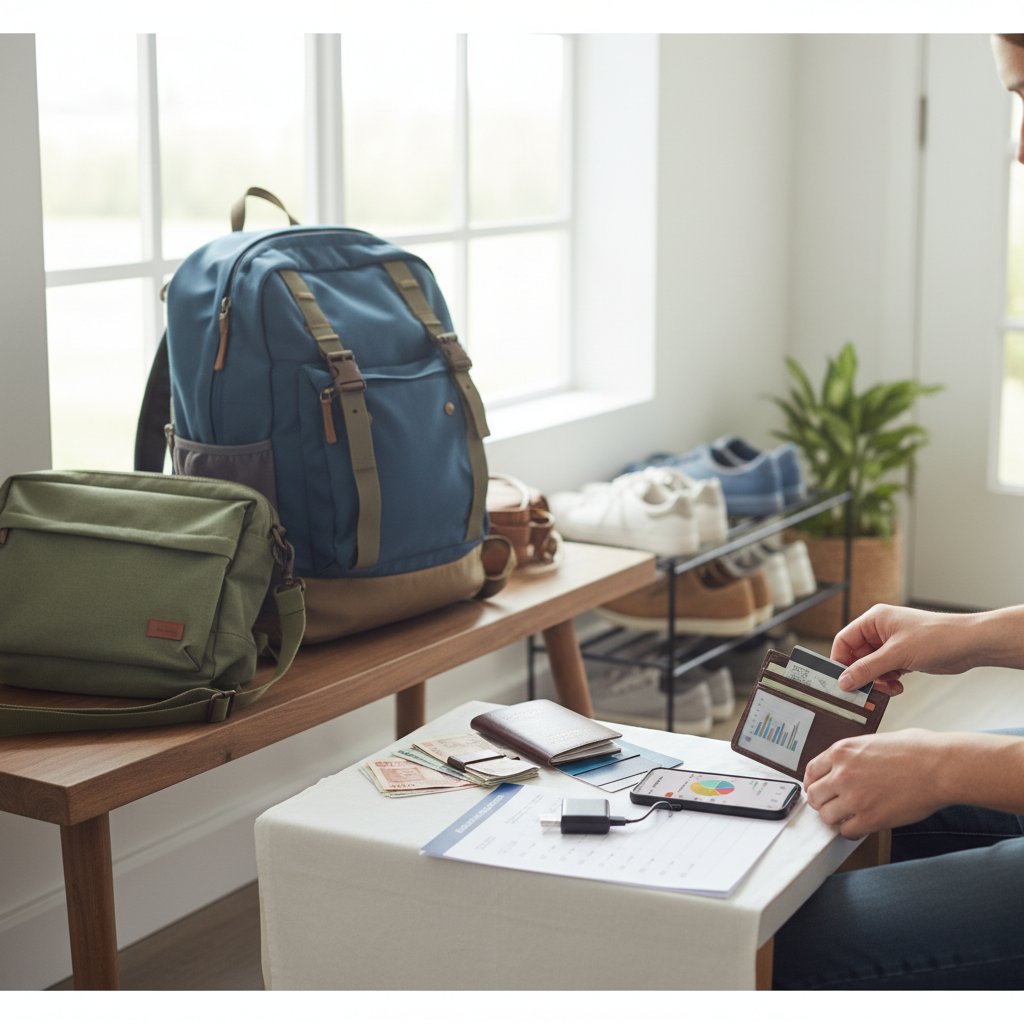 旅行 お金 準備を見直して最初に効いたことをイメージした場面