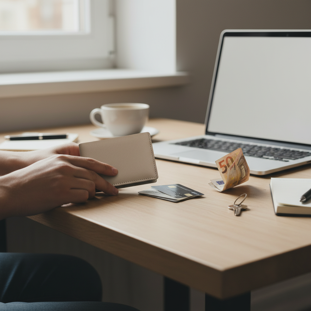 ミニ財布 衝動買いを見直して最初に効いたことをイメージした場面