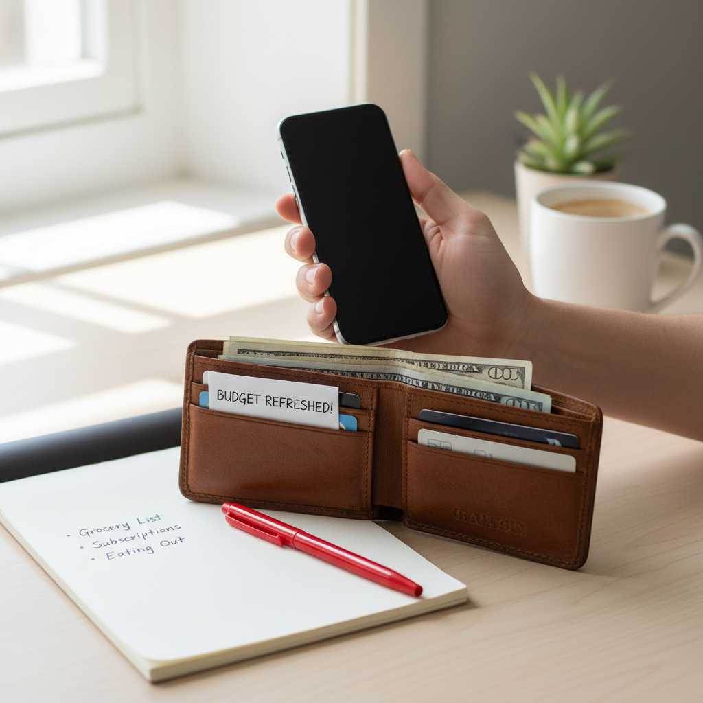 クーポン 節約を見直して最初に効いたことをイメージした場面