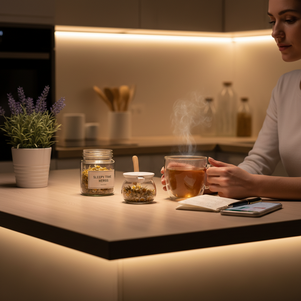 夜食 やめるを見直して最初に効いたことをイメージした場面