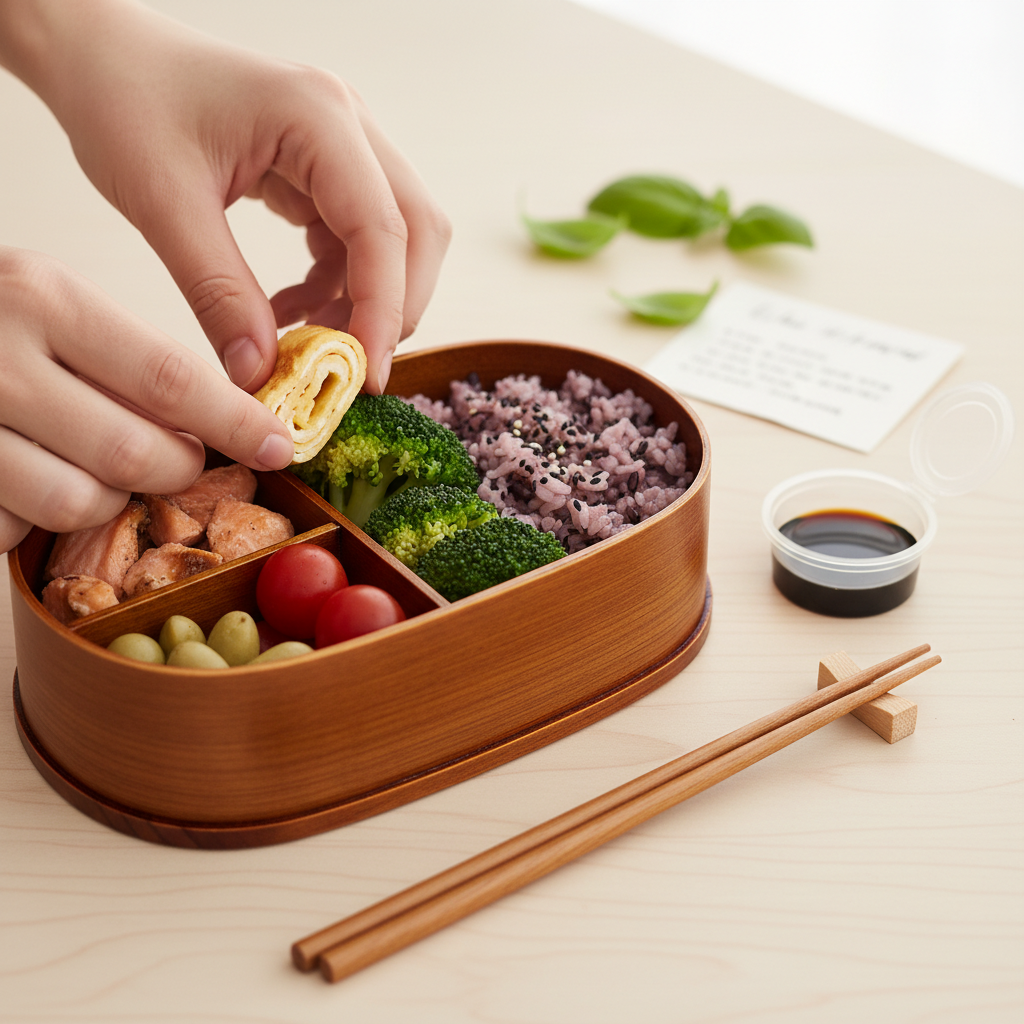 弁当生活 メリットを見直して最初に効いたことをイメージした場面