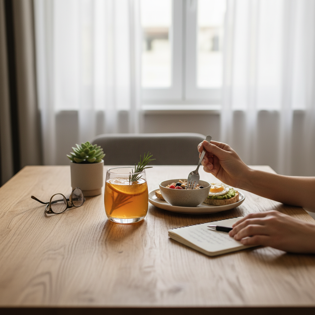 続けやすくするためにやめたこと・足したことをイメージした場面