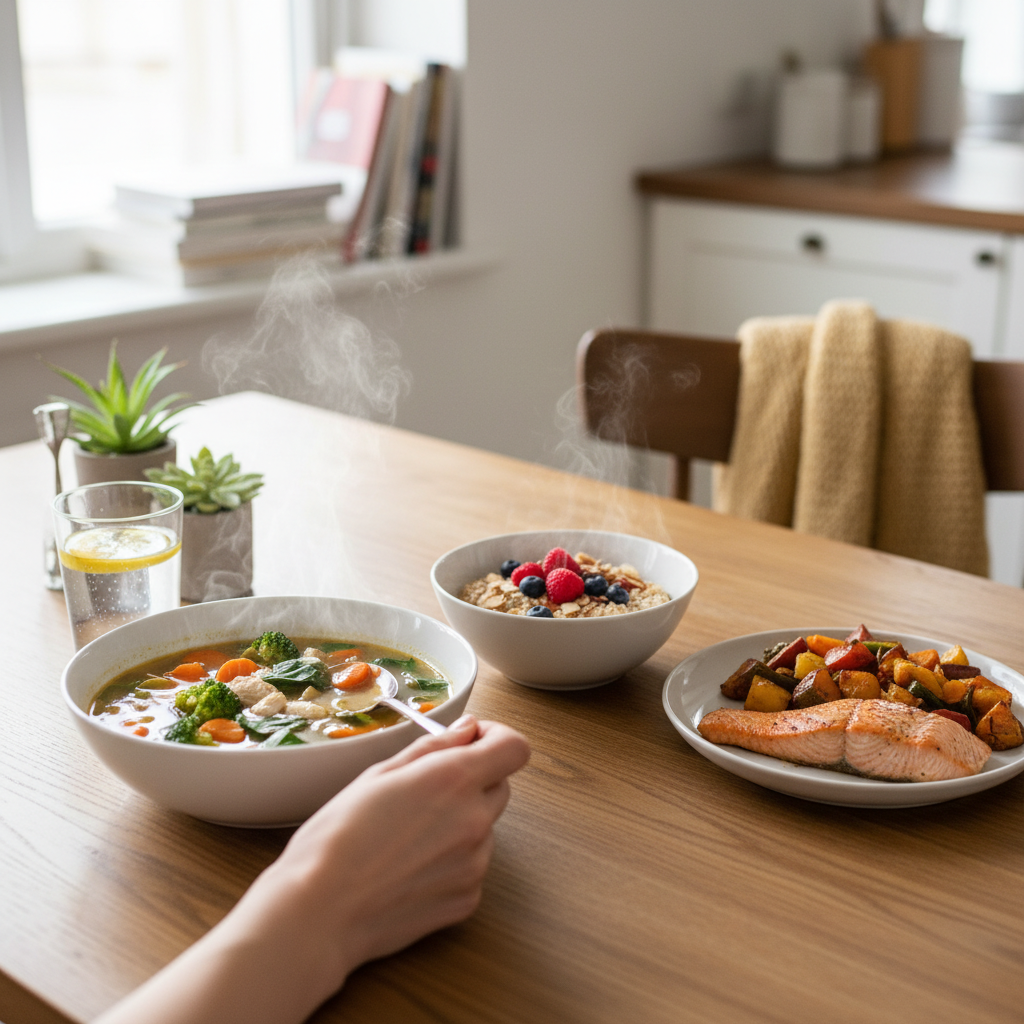 続けやすくするためにやめたこと・足したことをイメージした場面