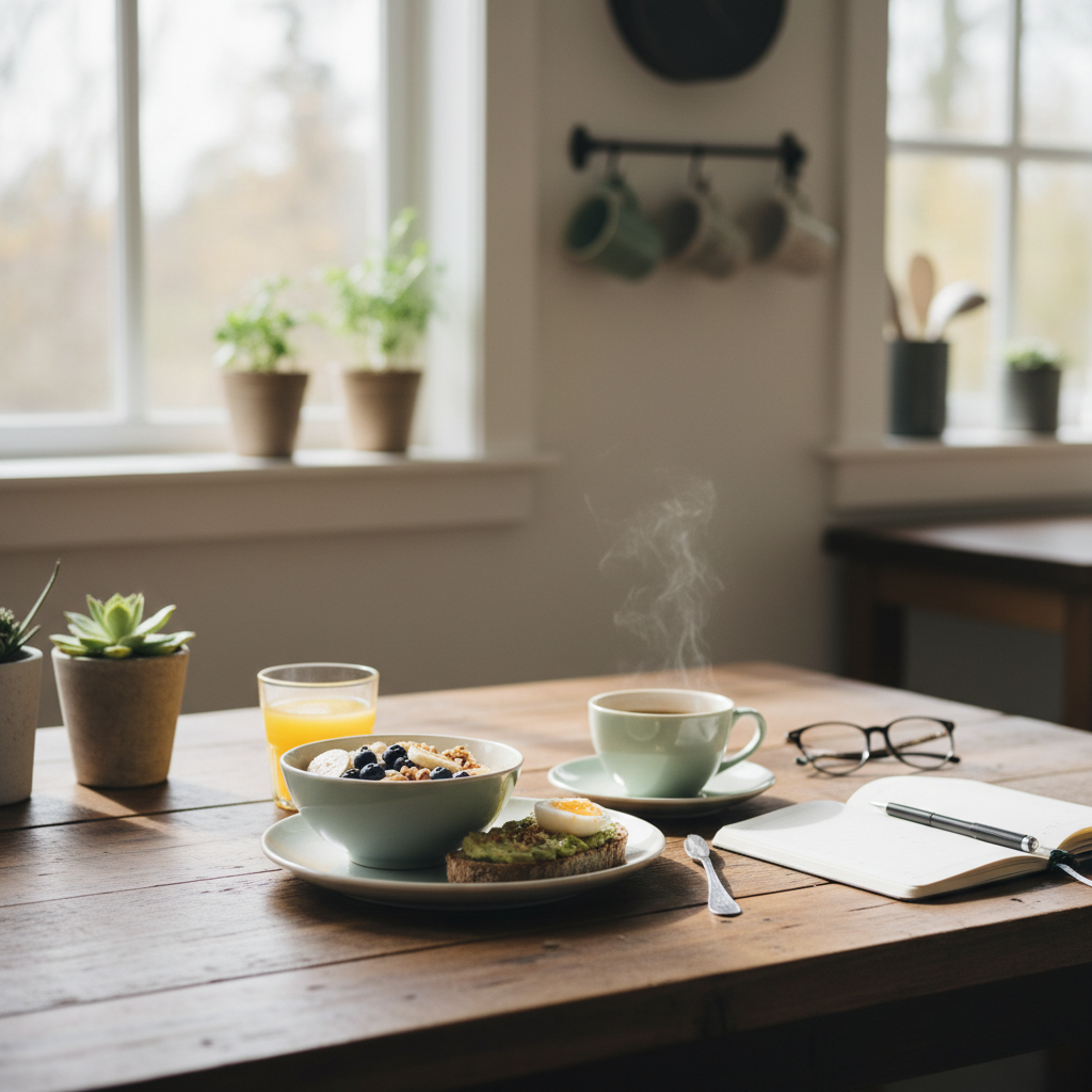 続けやすくするためにやめたこと・足したことをイメージした場面