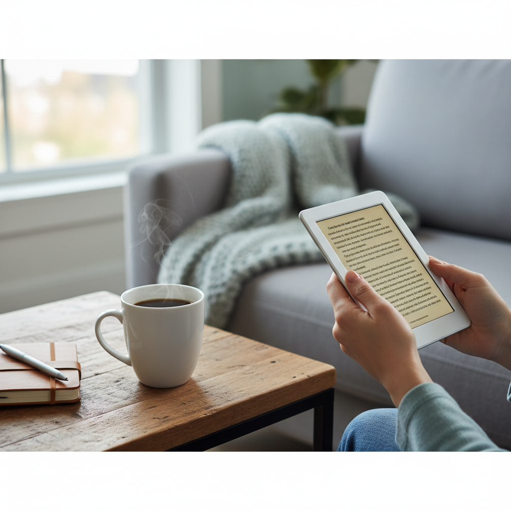 電子書籍リーダー おすすめを見直して最初に効いたことをイメージした場面