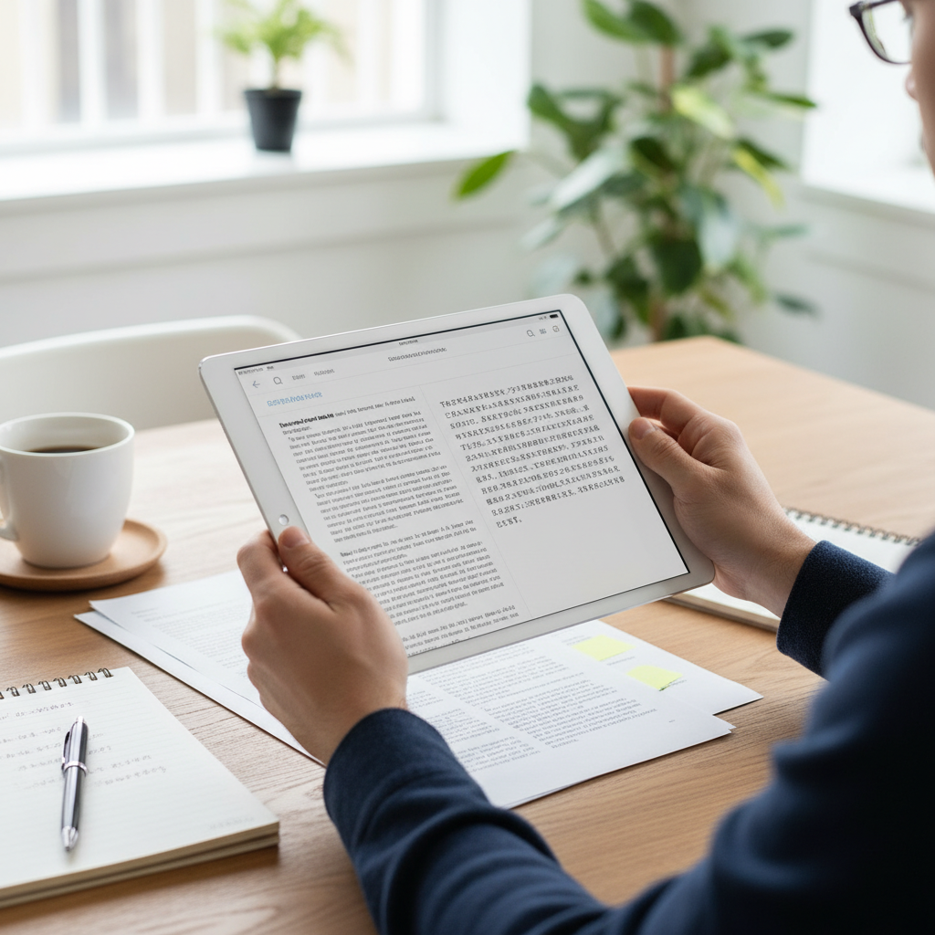 AI 翻訳 活用を見直して最初に効いたことをイメージした場面